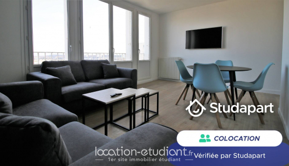 Colocation tudiante Studio à Tours (37000)