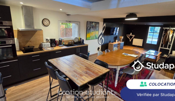 Colocation �tudiante Studio &agrave; Tr�laz� (49800)