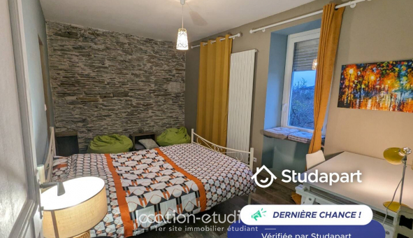 Colocation �tudiante Studio &agrave; Tr�laz� (49800)