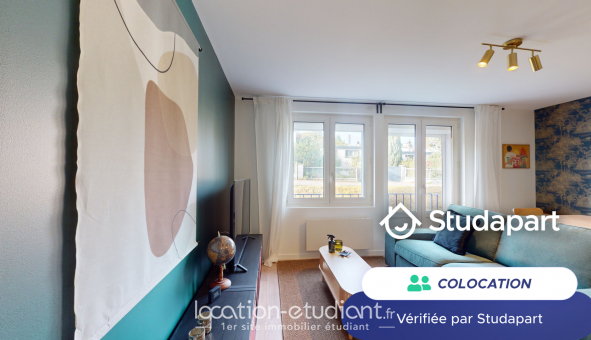 Colocation étudiante T3 à Vandoeuvre lès Nancy (54500)