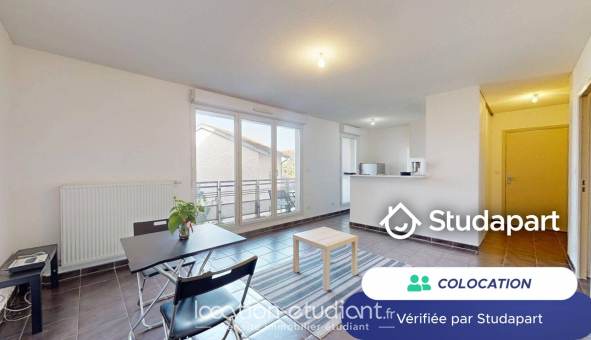 Colocation tudiante Studio à Vnissieux (69200)