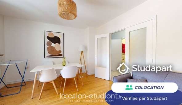 Colocation tudiante Studio à Vnissieux (69200)