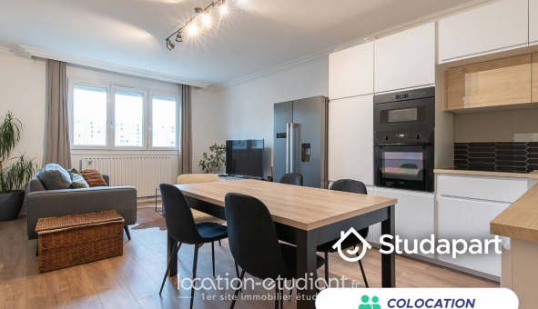 Colocation �tudiante Studio &agrave; V�nissieux (69200)