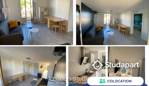 Colocation �tudiante Studio &agrave; V�nissieux (69200)