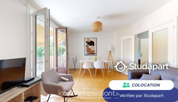 Colocation �tudiante Studio &agrave; V�nissieux (69200)