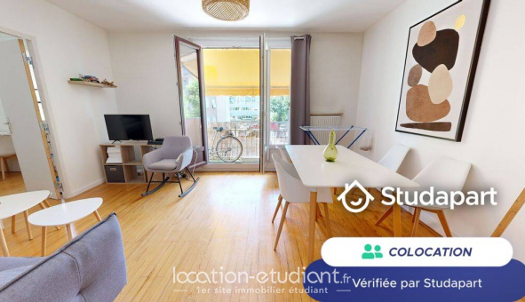 Colocation �tudiante Studio &agrave; V�nissieux (69200)