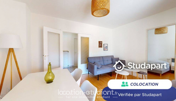 Colocation �tudiante Studio &agrave; V�nissieux (69200)