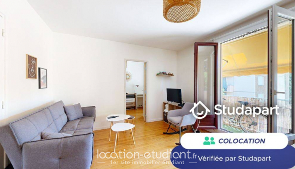 Colocation �tudiante Studio &agrave; V�nissieux (69200)