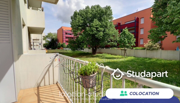 Colocation �tudiante Studio &agrave; V�nissieux (69200)