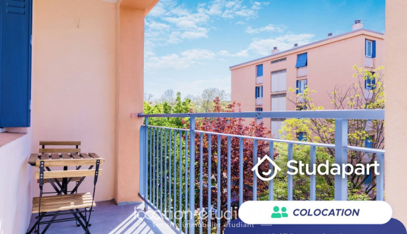 Colocation �tudiante Studio &agrave; V�nissieux (69200)