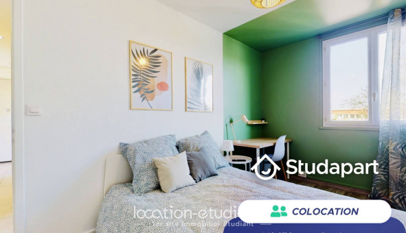 Colocation �tudiante Studio &agrave; V�nissieux (69200)