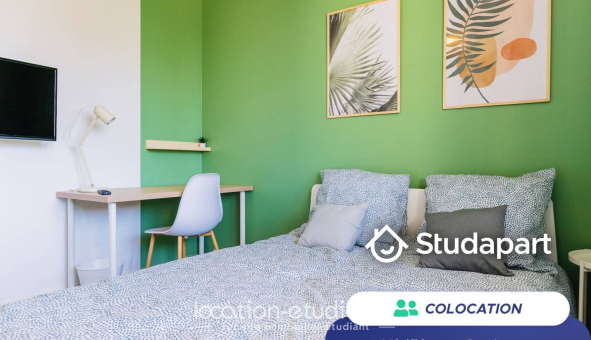 Colocation �tudiante Studio &agrave; V�nissieux (69200)