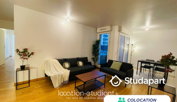 Colocation étudiante Studio à Villejuif (94800)