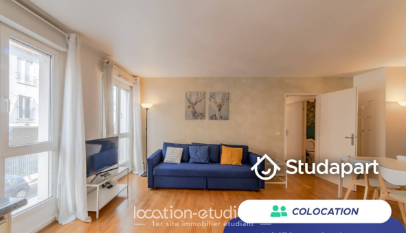 Colocation étudiante Studio &agrave; Villejuif (94800)