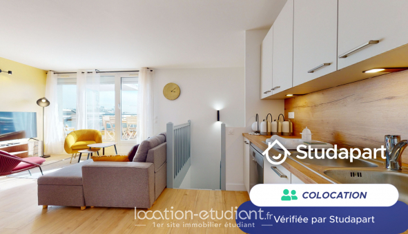 Colocation tudiante T1 à Villejuif (94800)