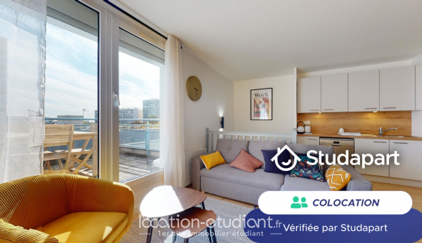 Colocation tudiante T1 à Villejuif (94800)