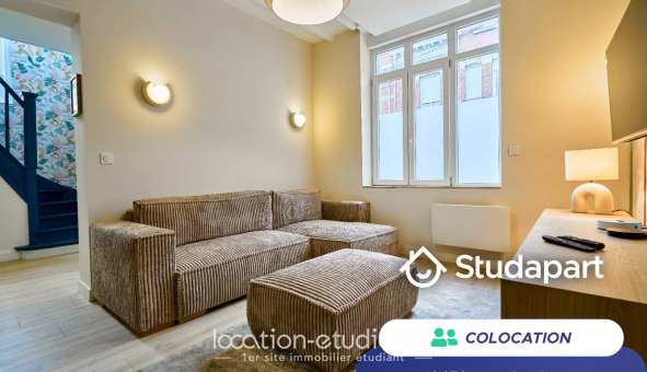 Colocation étudiante Studio &agrave; Villeneuve d'Ascq (59491)