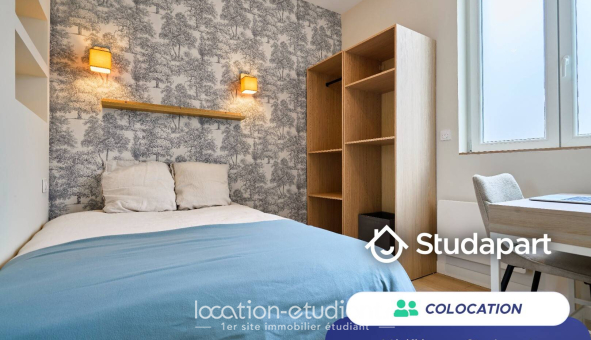 Colocation étudiante Studio &agrave; Villeneuve d'Ascq (59491)