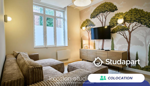 Colocation �tudiante Studio &agrave; Villeneuve d'Ascq (59491)