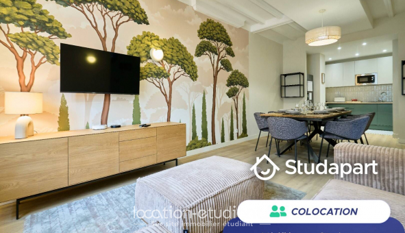 Colocation �tudiante Studio &agrave; Villeneuve d'Ascq (59491)