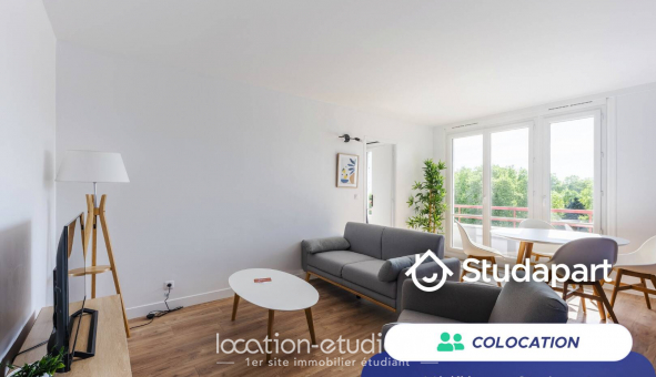 Colocation �tudiante Studio &agrave; Villeneuve la Garenne (92390)