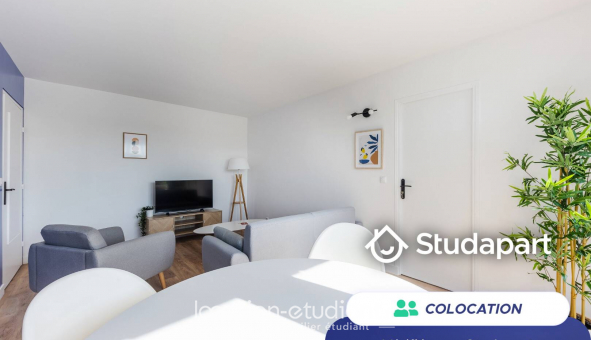 Colocation �tudiante Studio &agrave; Villeneuve la Garenne (92390)