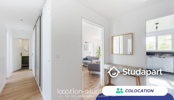 Colocation �tudiante Studio &agrave; Villeneuve la Garenne (92390)