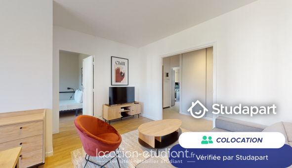 Colocation tudiante Studio à Villeurbanne (69100)