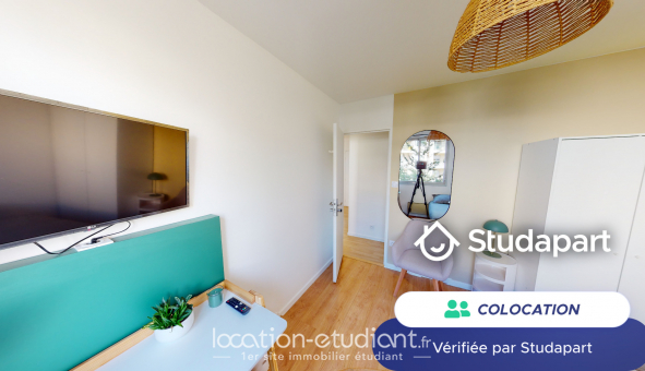 Colocation tudiante Studio à Villeurbanne (69100)