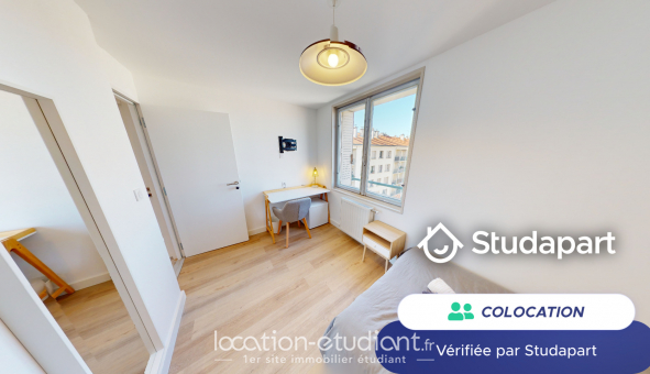 Colocation tudiante Studio à Villeurbanne (69100)