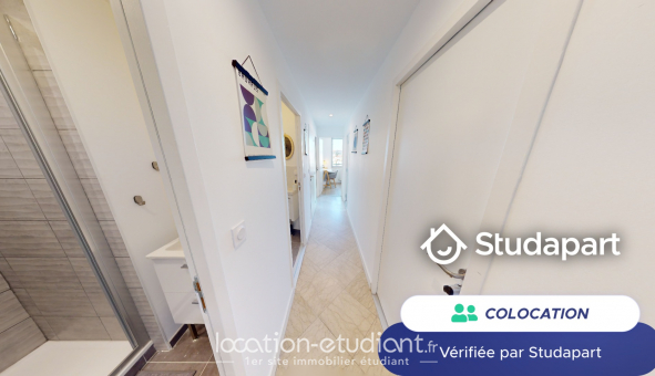 Colocation �tudiante Studio &agrave; Villeurbanne (69100)