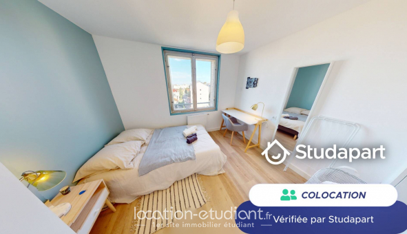 Colocation �tudiante Studio &agrave; Villeurbanne (69100)