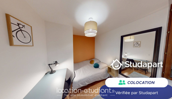 Colocation tudiante Studio à Villeurbanne (69100)