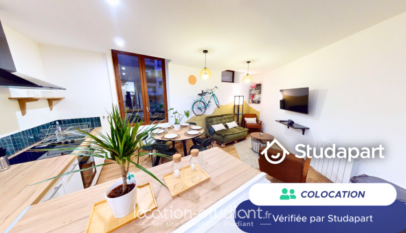 Colocation tudiante Studio à Villeurbanne (69100)