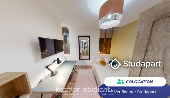 Colocation tudiante Studio à Villeurbanne (69100)