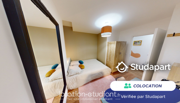Colocation tudiante Studio à Villeurbanne (69100)