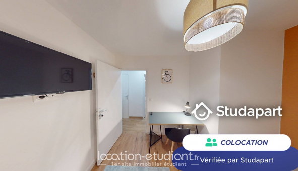 Colocation tudiante Studio à Villeurbanne (69100)