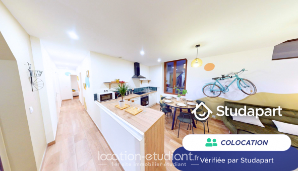 Colocation tudiante Studio à Villeurbanne (69100)