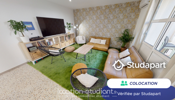 Colocation tudiante Studio à Villeurbanne (69100)