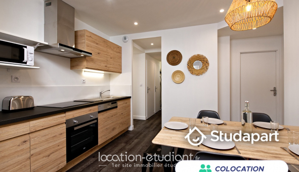 Colocation étudiante Studio à Villeurbanne (69100)