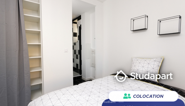 Colocation étudiante Studio à Villeurbanne (69100)