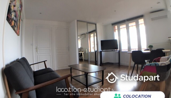 Colocation tudiante Studio à Villeurbanne (69100)