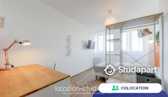 Colocation �tudiante Studio &agrave; Villeurbanne (69100)
