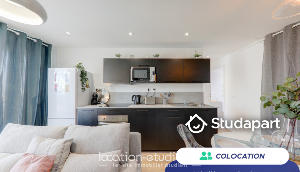 Colocation �tudiante Studio &agrave; Villeurbanne (69100)