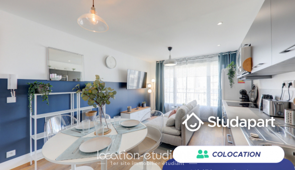 Colocation �tudiante Studio &agrave; Villeurbanne (69100)