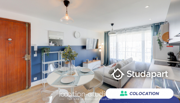 Colocation �tudiante Studio &agrave; Villeurbanne (69100)