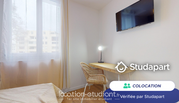 Colocation �tudiante Studio &agrave; Villeurbanne (69100)