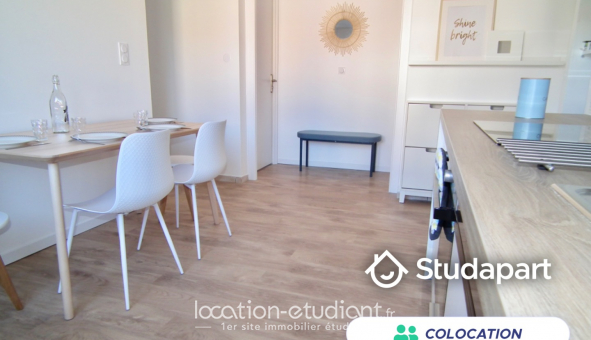 Colocation �tudiante Studio &agrave; Villeurbanne (69100)