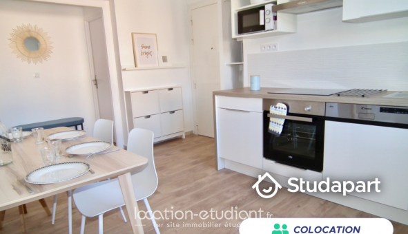 Colocation �tudiante Studio &agrave; Villeurbanne (69100)