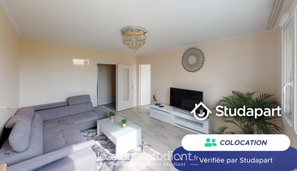 Colocation tudiante Studio à Villeurbanne (69100)